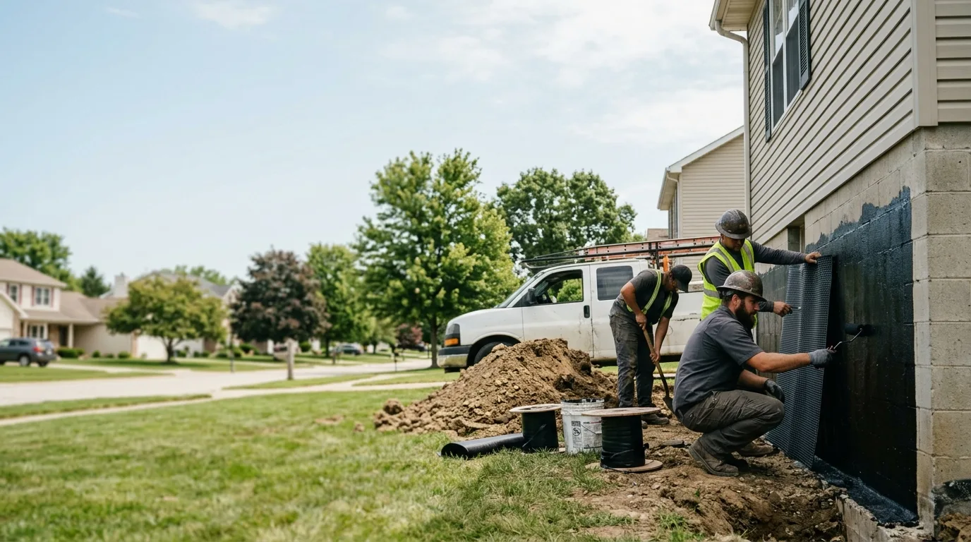 Basement Waterproofing in Hoyleton, IL near me